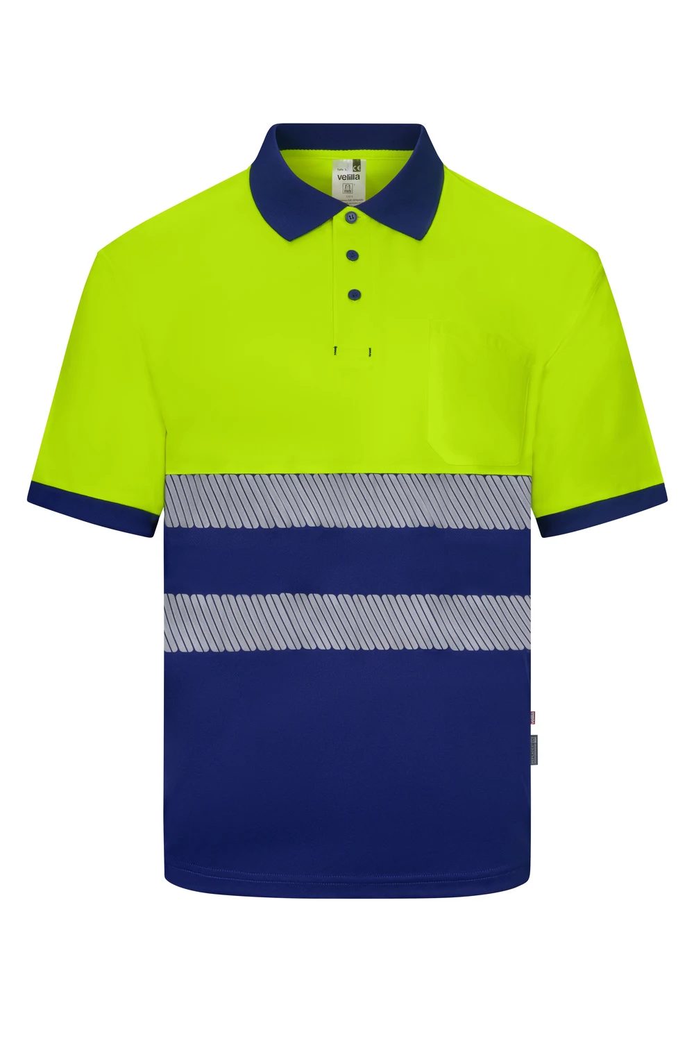 Polo poliéster reciclado bicolor 305533 - Image 8