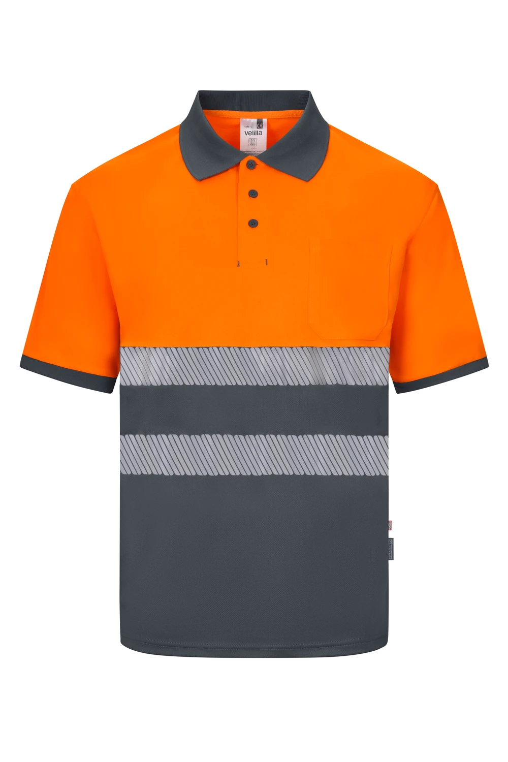 Polo poliéster reciclado bicolor 305533 - Image 6