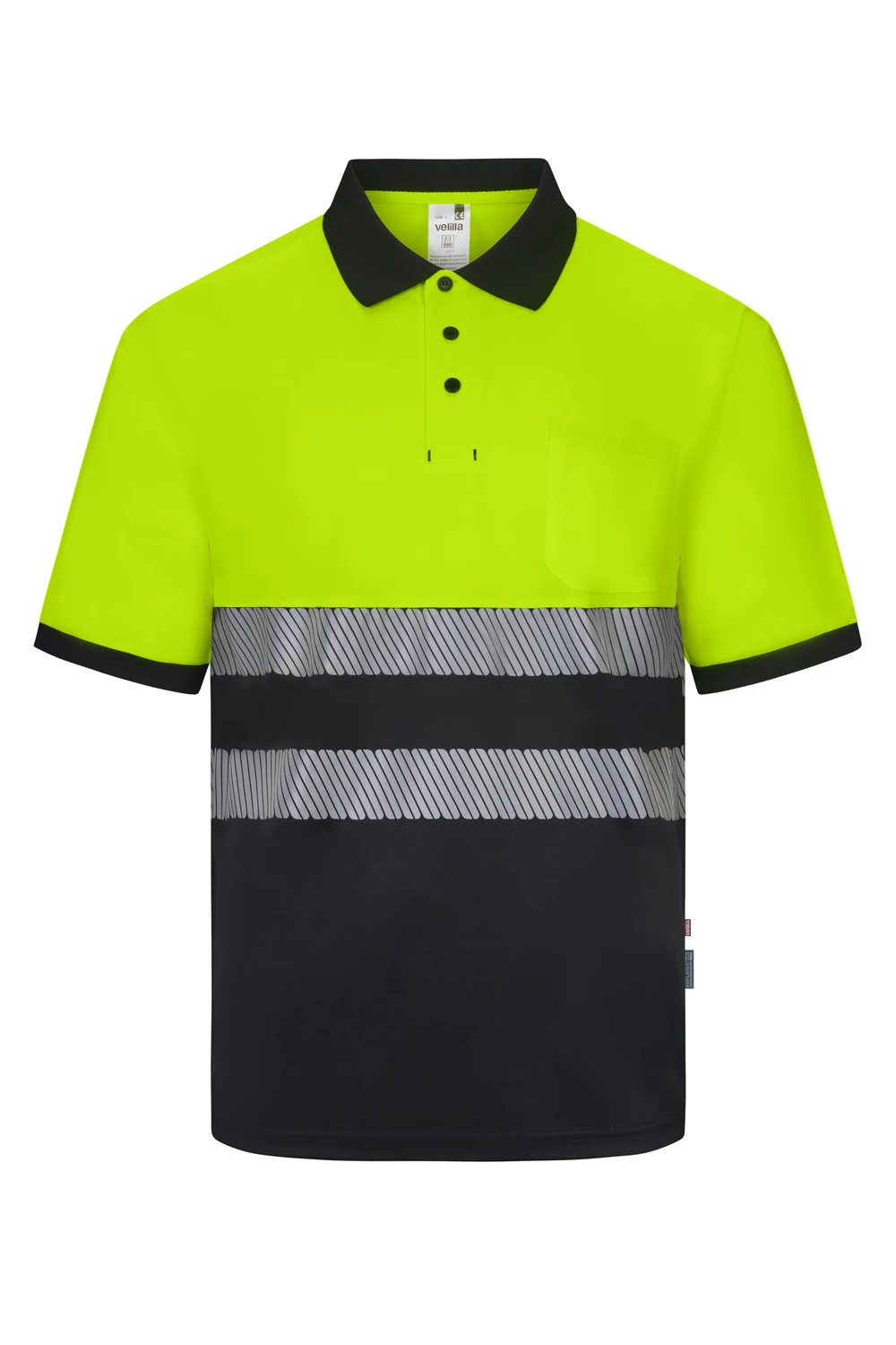 Polo poliéster reciclado bicolor 305533 - Image 5