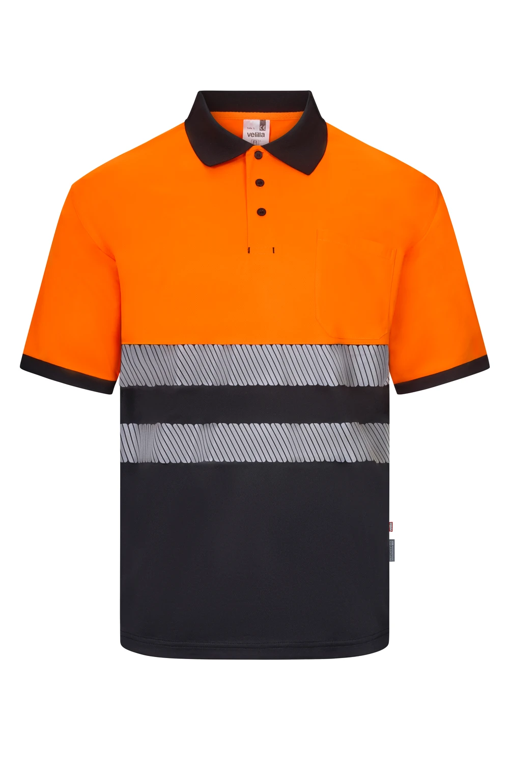 Polo poliéster reciclado bicolor 305533 - Image 4