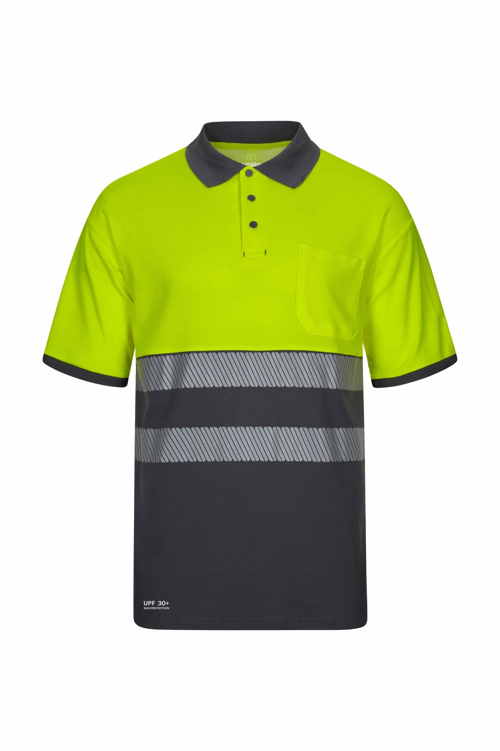 Polo de algodão bicolor 305543 - Image 4